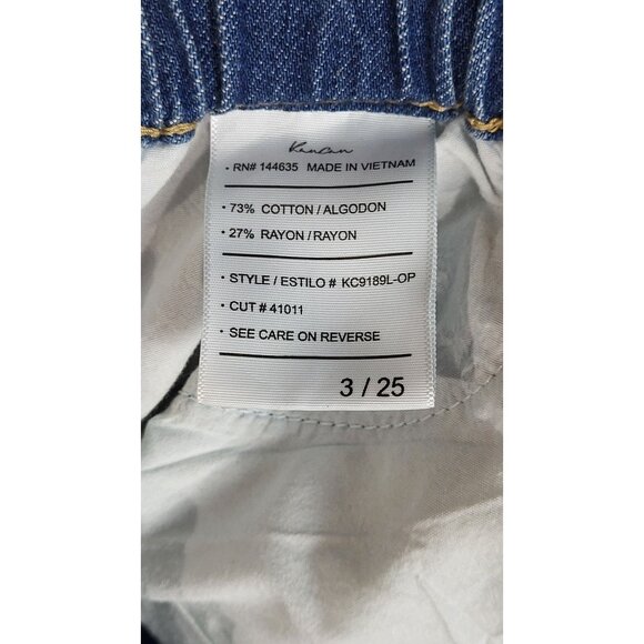 KanCan Light Wash Distressed Denim Jeans High-Waisted Size 3/25 - Picture 11 of 11